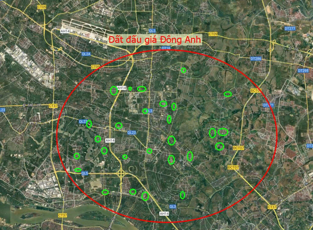 Đất đấu giá Đông Anh