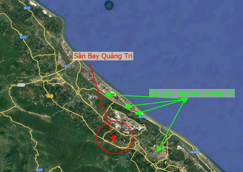 Đất gần sân bay Quảng Trị