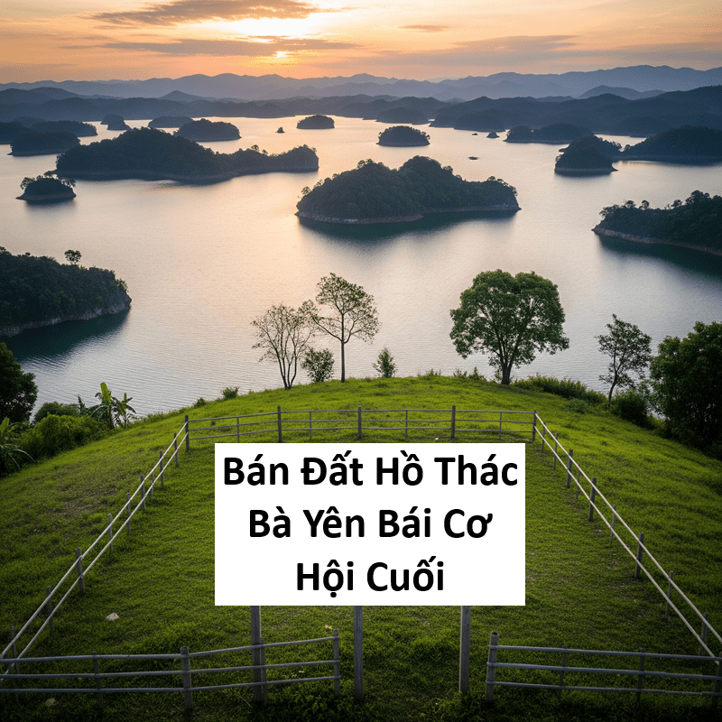 Bán Đất Hồ Thác Bà Yên Bái Cơ Hội Cuối