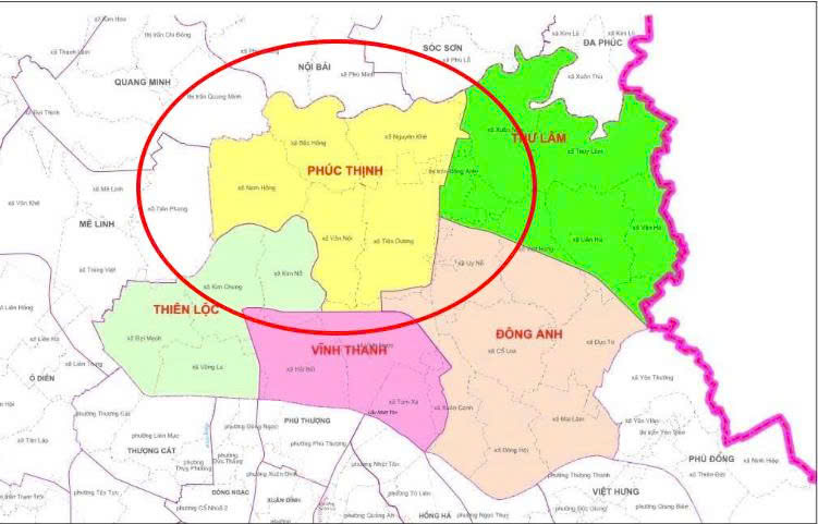 Xã Phúc Thịnh Đông Anh