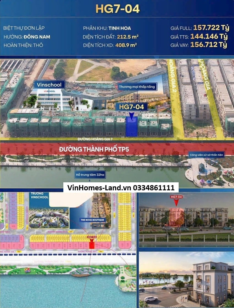 Ảnh Biệt thự đơn lập HG7-04