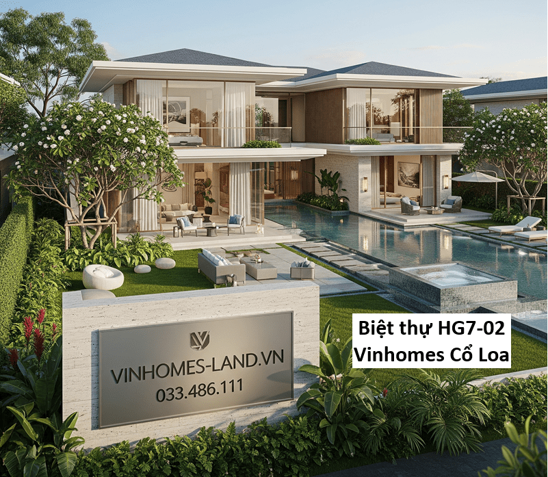 Biệt thự HG7-02 Vinhomes Cổ Loa