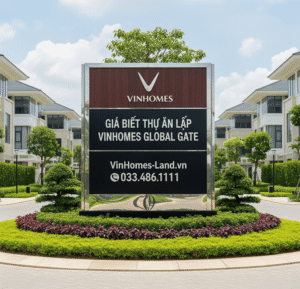 Giá Biệt Thự Đơn lập VinHomes Global Gate