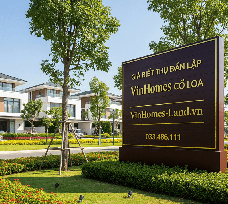 Giá Biệt Thự Đơn Lập VinHomes Cổ Loa