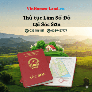 Thủ tục Làm Sổ Đỏ tại Sóc Sơn