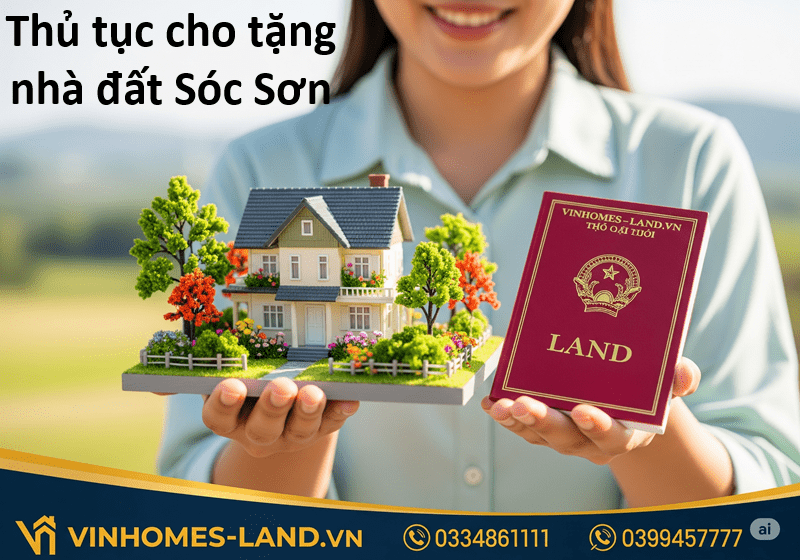 Thủ tục cho tặng đất Sóc Sơn
