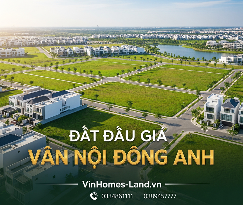 Đất Đấu Giá Vân Nội Đông Anh
