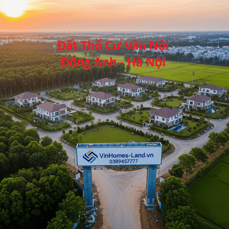 Đất Thổ Cư Vân Nội