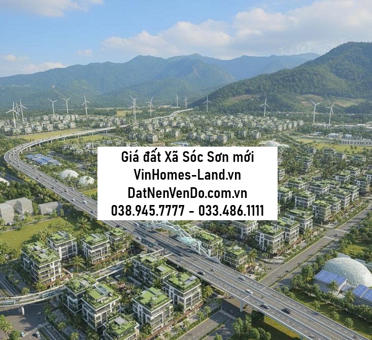 Giá đất Xã Sóc Sơn mới
