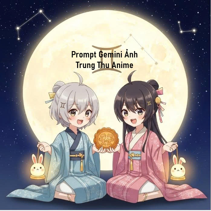 Prompt Gemini Ảnh Trung Thu Anime