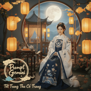 Prompt Gemini Ảnh Trung Thu Cổ Trang