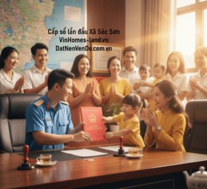 Cấp sổ lần đầu Xã Sóc Sơn