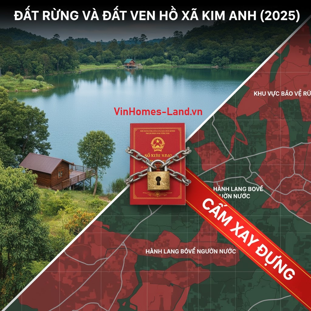 Đất Rừng và Đất Ven Hồ xã Kim Anh