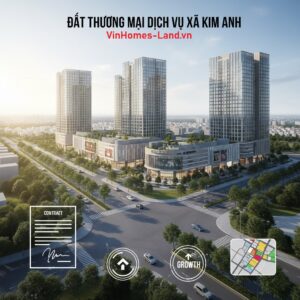 Đất Thương Mại Dịch Vụ Xã Kim Anh