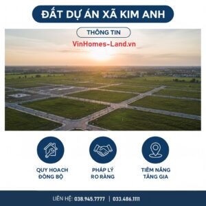 Đất dự án Xã Kim Anh
