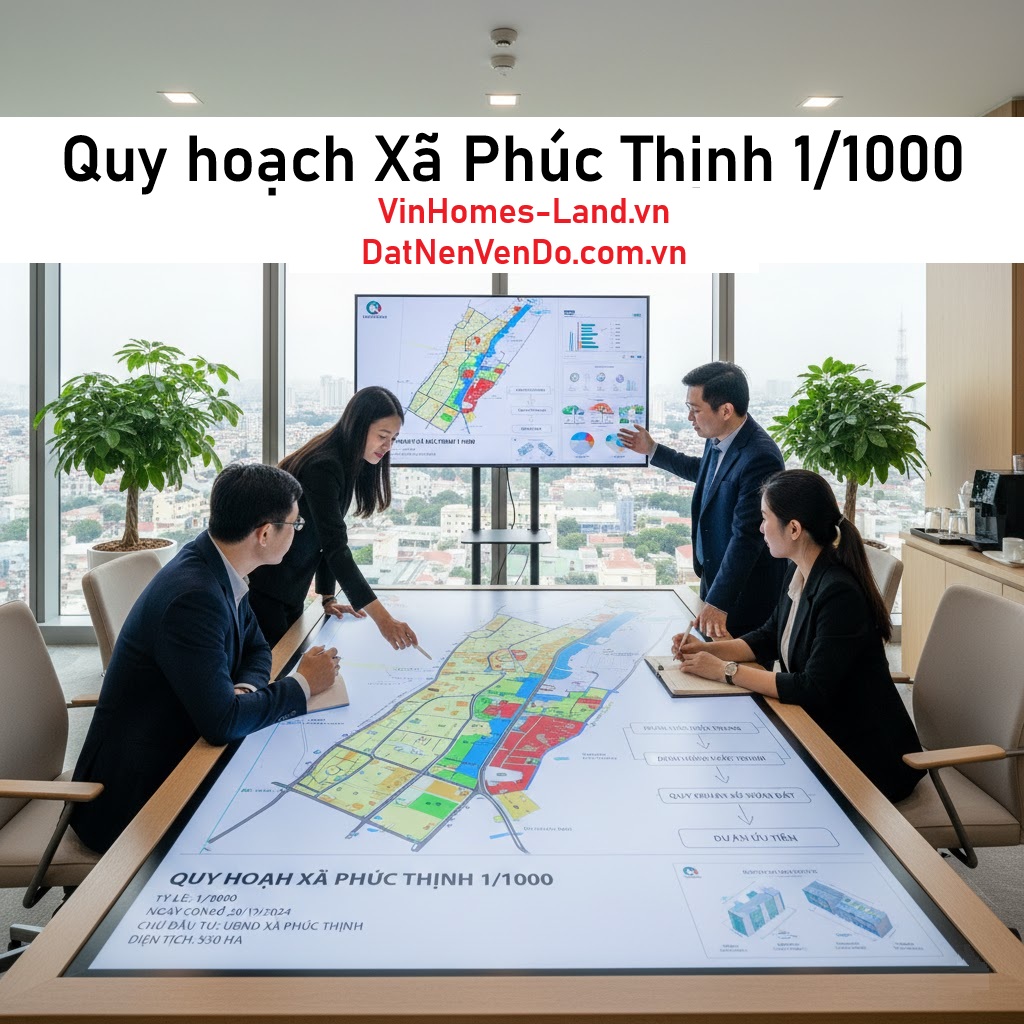 Quy hoạch Xã Phúc Thịnh 1/1000