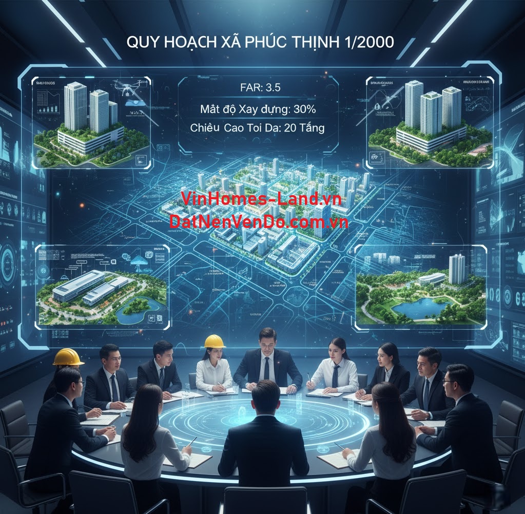 Quy hoạch Xã Phúc Thịnh 1/2000