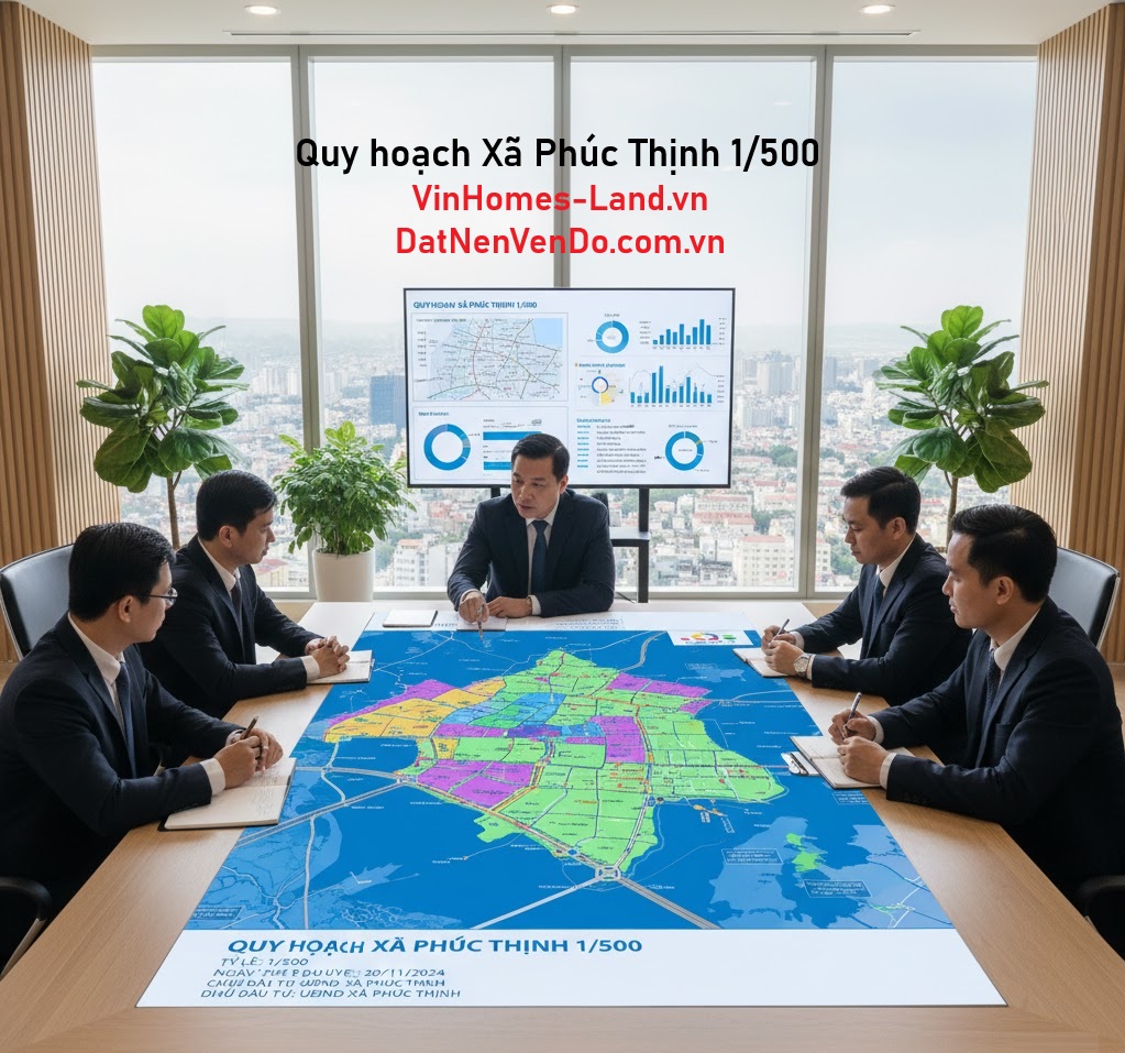 Quy hoạch Xã Phúc Thịnh 1/500