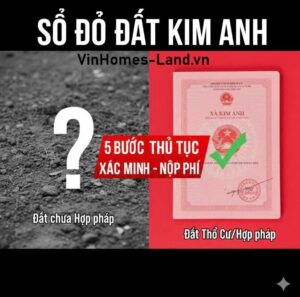Thủ Tục Làm Sổ Đỏ Xã Kim Anh