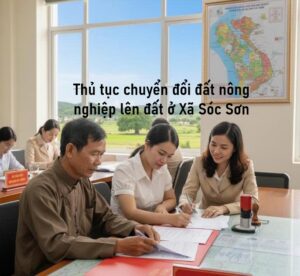 Thủ tục chuyển đổi đất nông nghiệp lên đất ở Xã Sóc Sơn