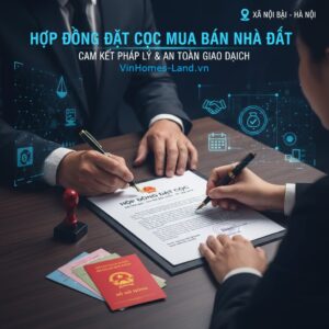 Hợp Đồng Đặt Cọc Mua Bán Nhà Đất Xã Nội Bài