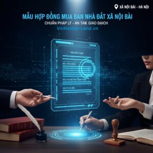 Mẫu Hợp Đồng Mua Bán Nhà Đất Xã Nội Bài