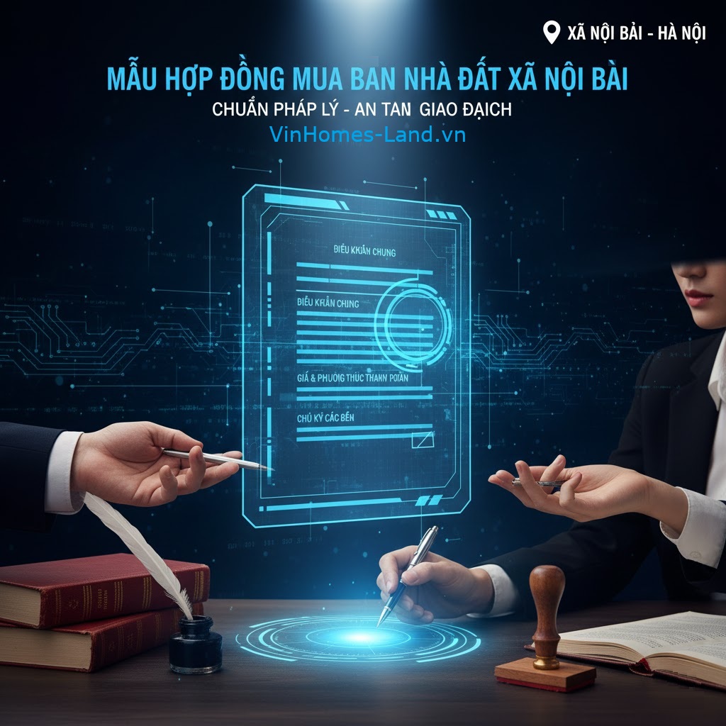 Mẫu Hợp Đồng Mua Bán Nhà Đất Xã Nội Bài
