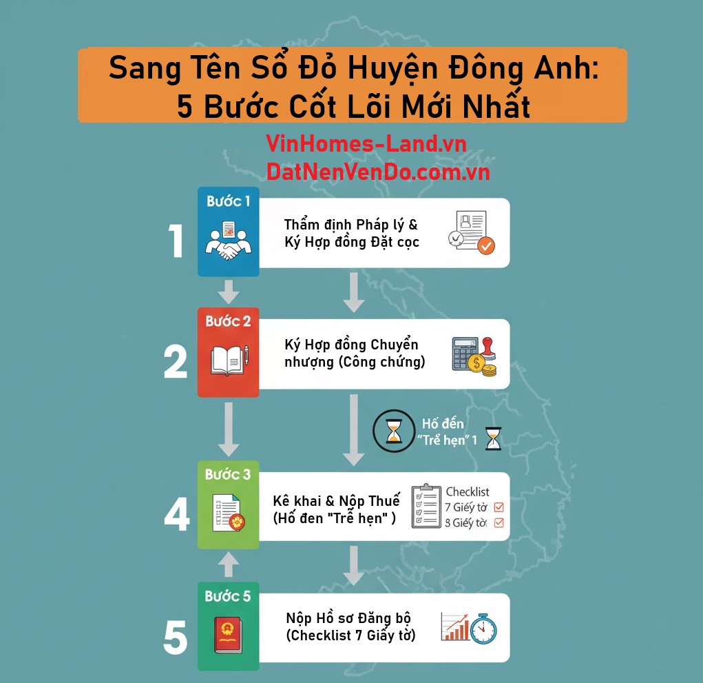 Sang Tên Sổ Đỏ Huyện Đông Anh