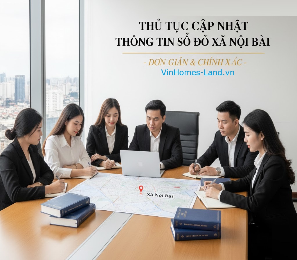 Thủ Tục Cập Nhật Thông Tin Sổ Đỏ Xã Nội Bài