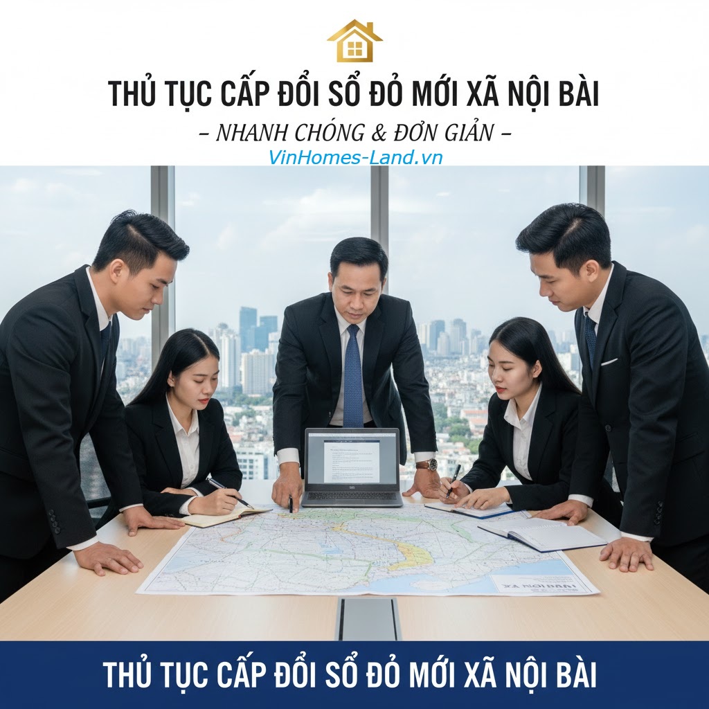 Thủ Tục Cấp Đổi Sổ Đỏ Mới Xã Nội Bài