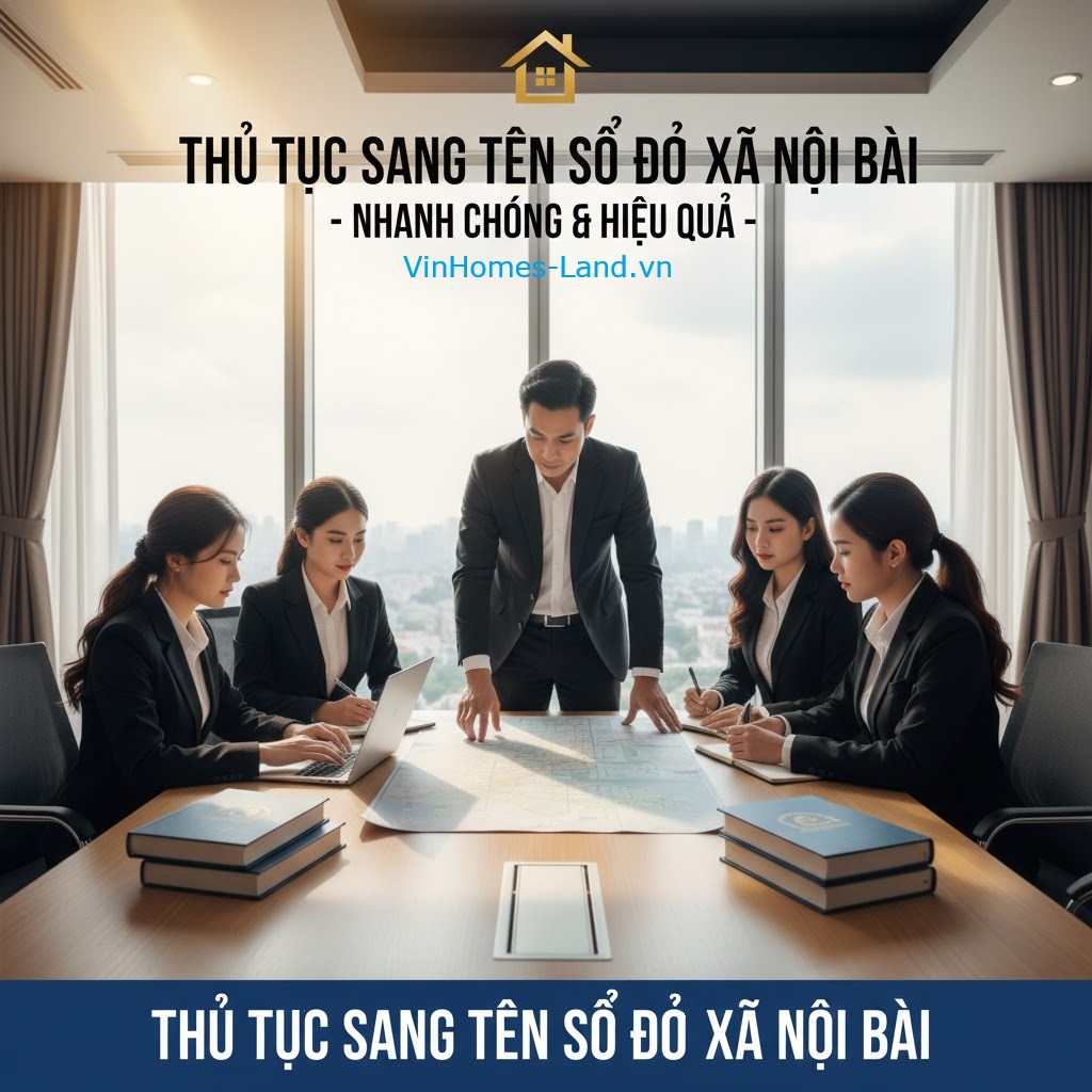 Thủ Tục Sang Tên Sổ Đỏ Xã Nội Bài