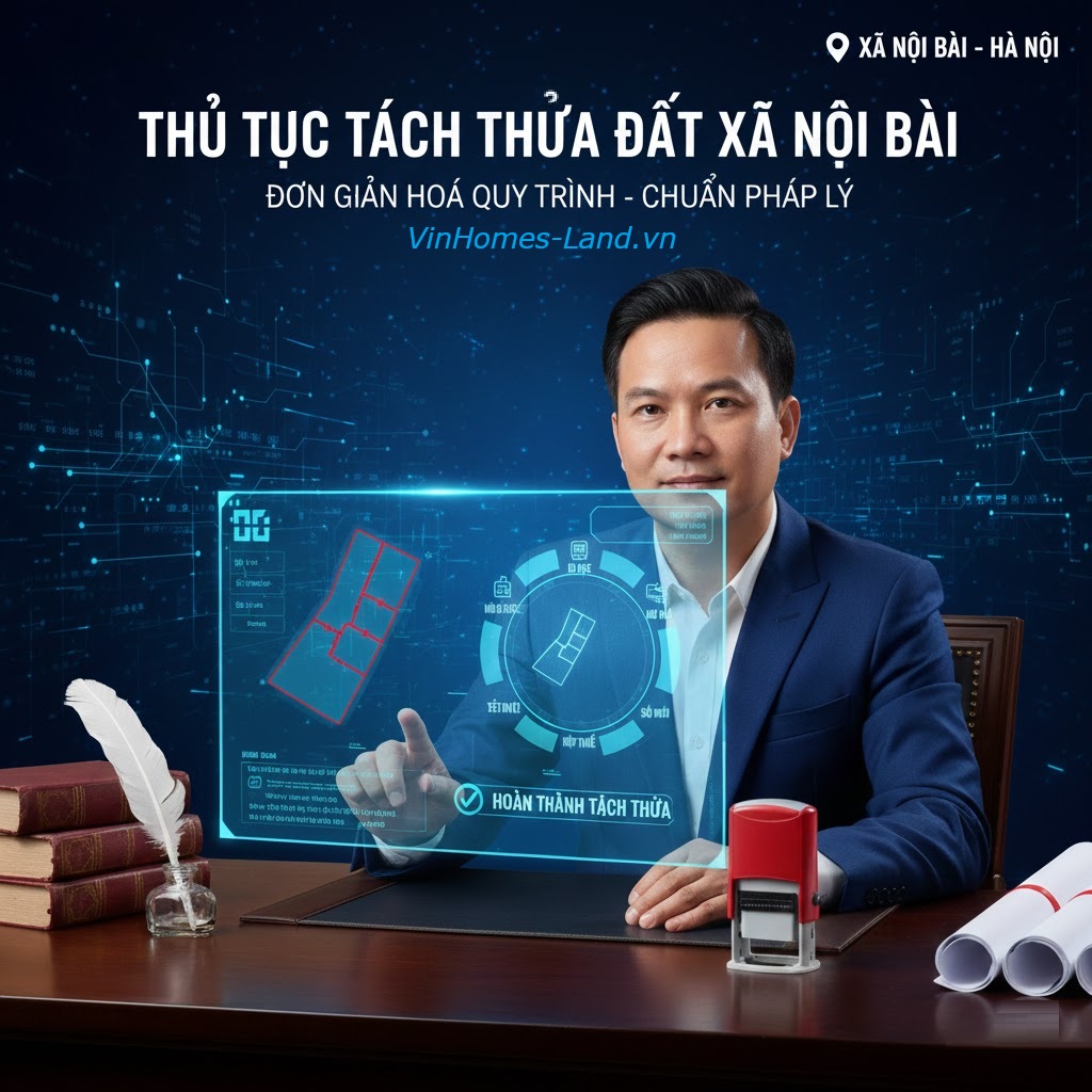 Thủ Tục Tách Thửa Đất Xã Nội Bài