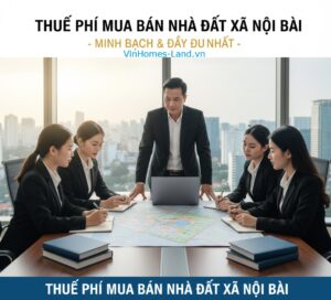 Thuế phí mua bán nhà đất xã Nội Bài