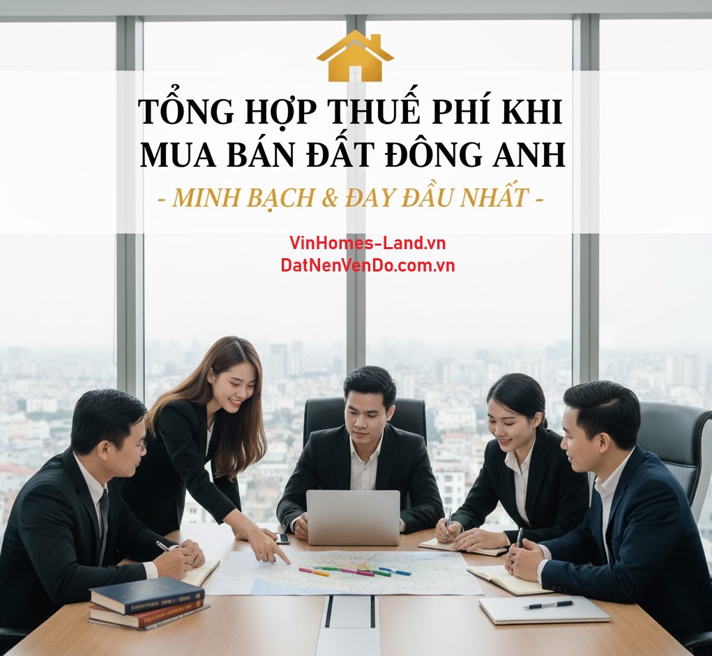 Tổng Hợp Thuế Phí Khi Mua Bán Đất Đông Anh