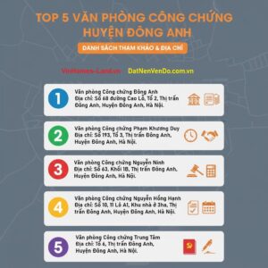 Văn phòng công chứng Huyện Đông Anh