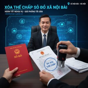 Xóa Thế Chấp Sổ Đỏ Xã Nội Bài