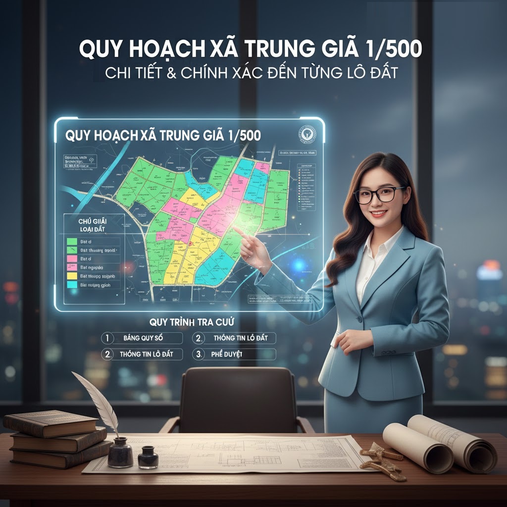 Quy Hoạch Xã Trung Giã 1/500