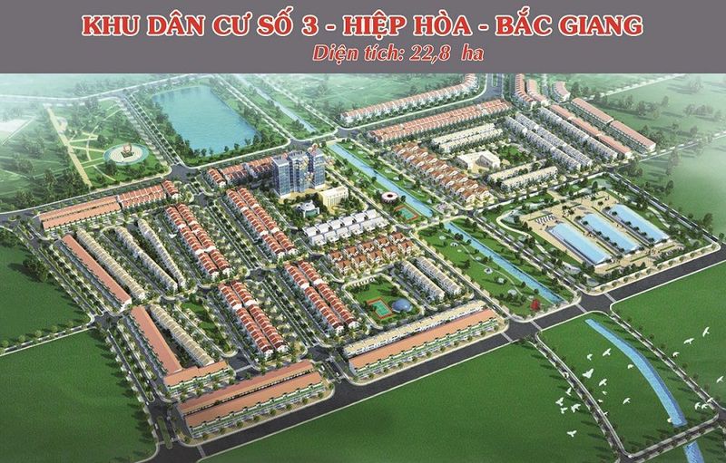 Khu vực đất nông nghiệp và thổ cư tại Hiệp Hòa
