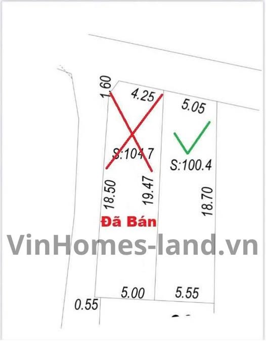 Bán 104m2 xã Hiệp Hòa Bắc Ninh