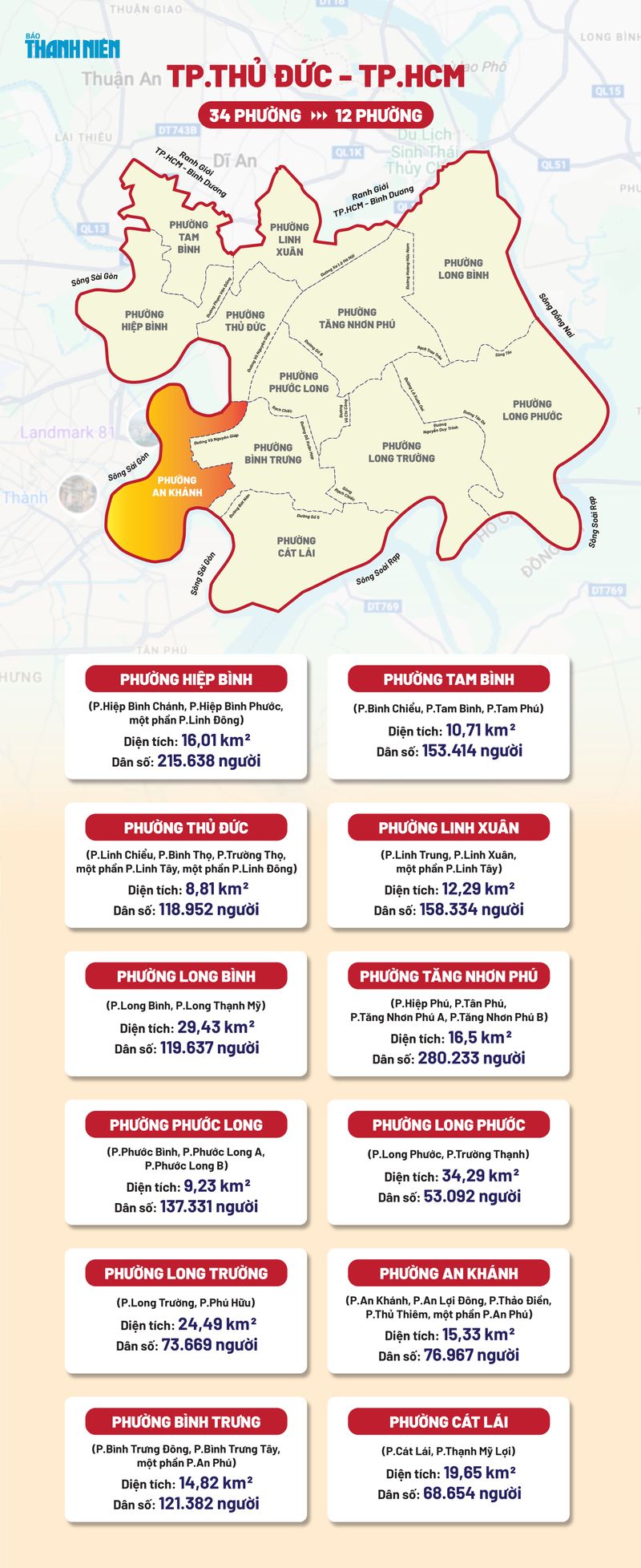 Bản đồ sáp nhập An Khánh