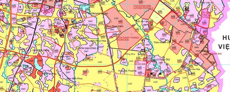 Hình ảnh quy hoạch giao thông Đoan Bái
