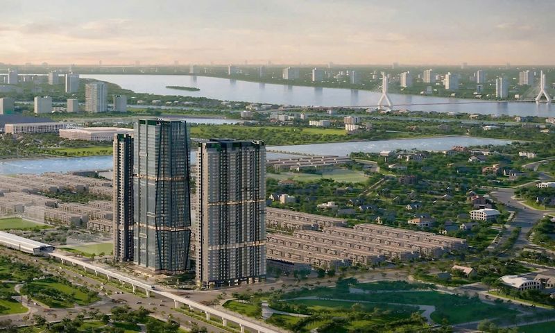 Phối cảnh chung cư Masteri Prime Peak Cổ Loa