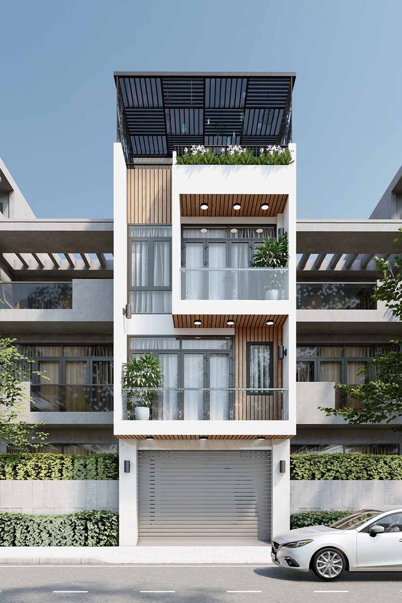 Bếp và khu sinh hoạt tích hợp công nghệ thông minh