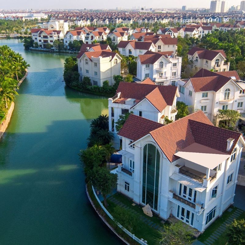 Hình ảnh biệt thự ven sông Vinhomes Riverside