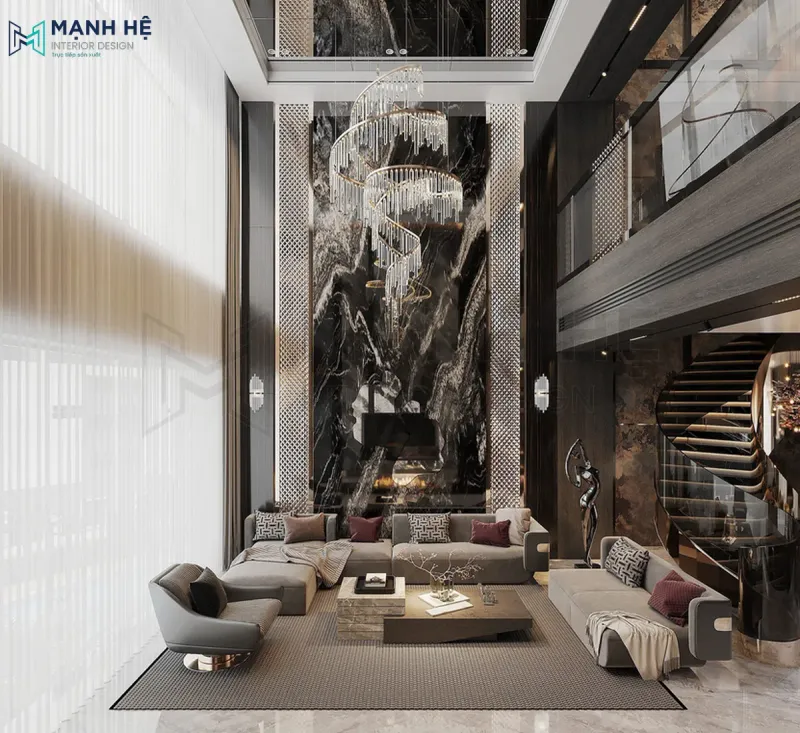 Thiết kế nội thất căn hộ duplex