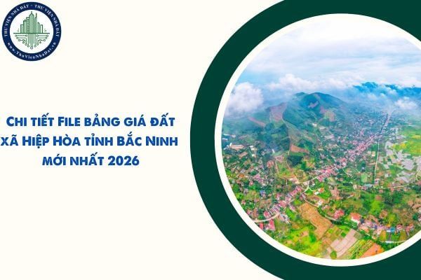 Bảng giá đất Hiệp Hòa