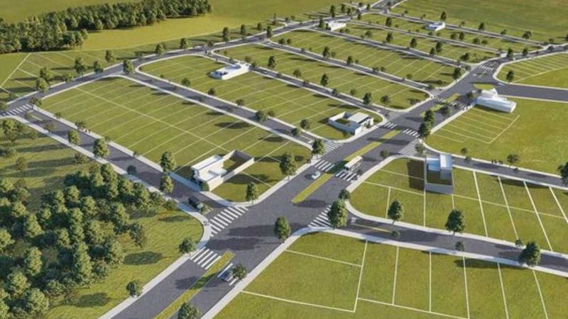 Hình ảnh đất nền dự án phân chia rõ ràng