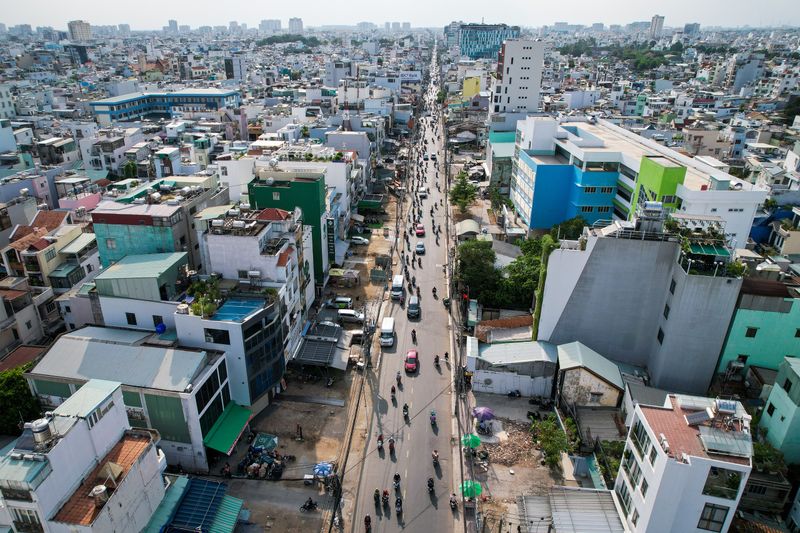 Mặt tiền đô thị và tuyến đường