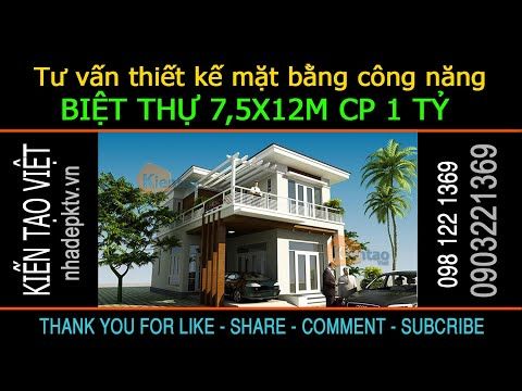 Phối cảnh biệt thự ven sông Thư Lâm