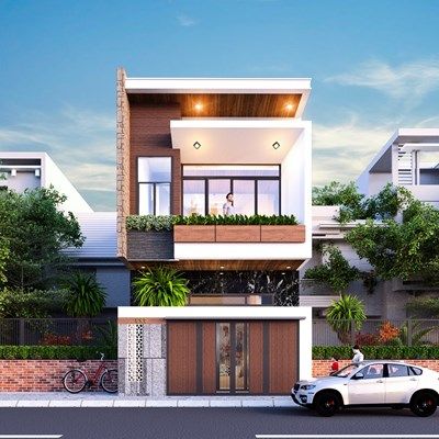 Mẫu nhà phố 2 tầng chi phí hợp lý
